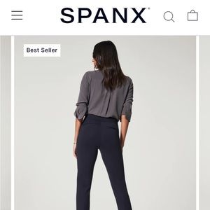 Spanx the perfect pant NWT Small navy blue
